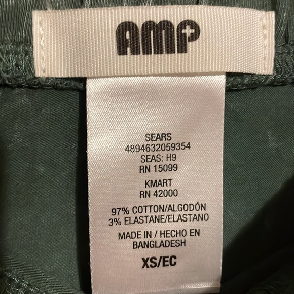 •AMP•NWT FOREST GREEN MINERAL WASH MOTO LEGGINGS SIZE XS - Picture 8 of 8